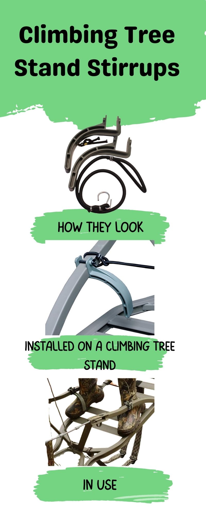 Climbing Tree Stand Foot Stirrups