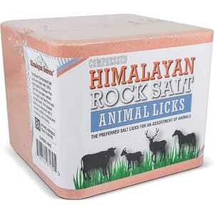 Himalayan Secrets Compressed Pink Himalayan Salt Animal Lick Block